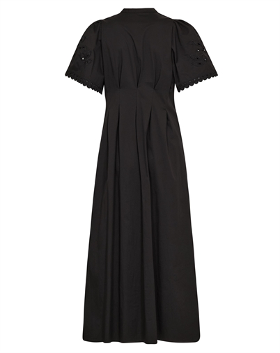 Co'Couture - Poppy CC Emb Pleat Kjole - Black